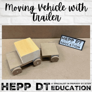 moving vehicle with trailer